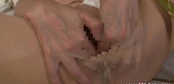  Mature Woman In Pantyhose Masturbating Fingering Herself Using Vibrator On The M